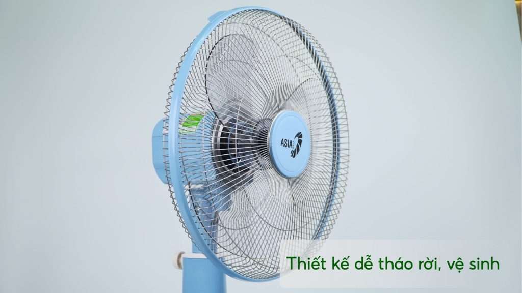Quạt Lửng Asiavina VY358192 55W Thiết kế dễ tháo rời, vệ sinh
