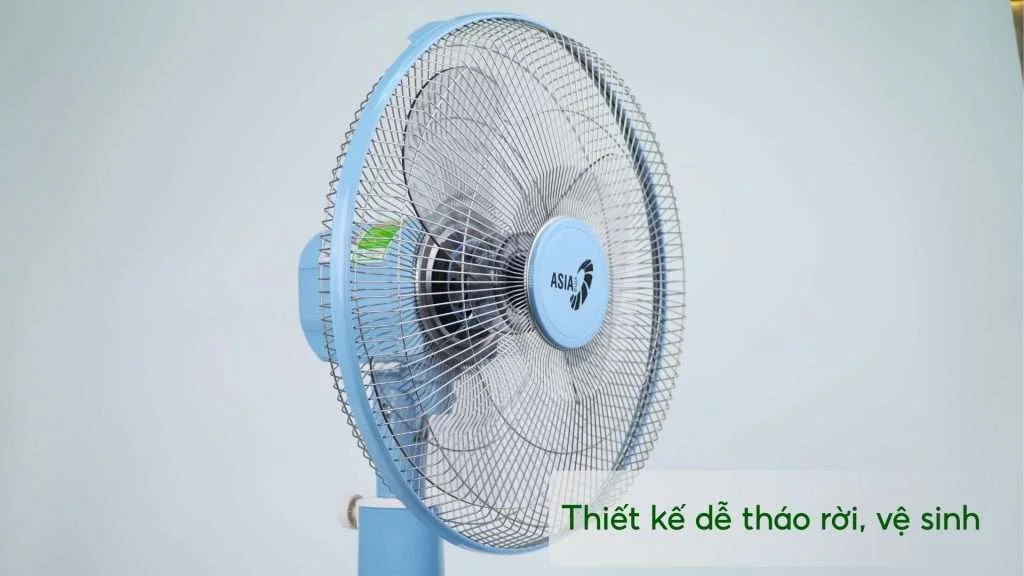 Quạt Lửng Asiavina VY358192 55W Thiết kế dễ tháo rời, vệ sinh