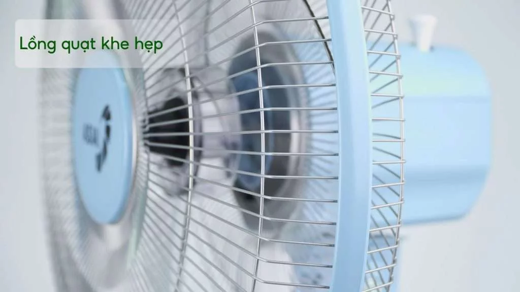 Quạt Lửng Asiavina VY358192 55W Xanh Thiên Thanh Lồng quạt khe hẹp