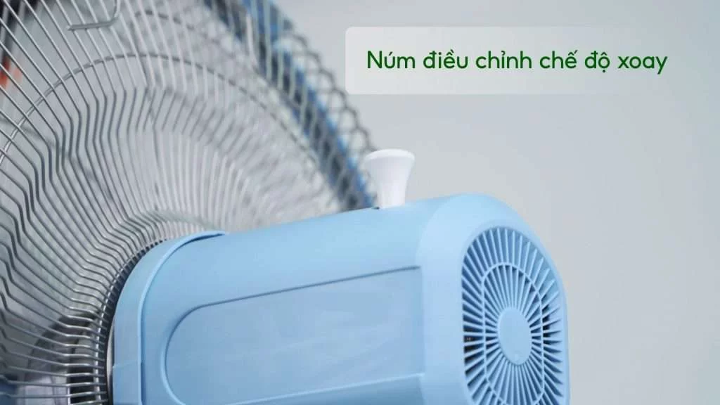 Quạt Lửng Asiavina VY358192 55W Xanh Thiên Thanh Núm điều chỉnh chế độ xoay