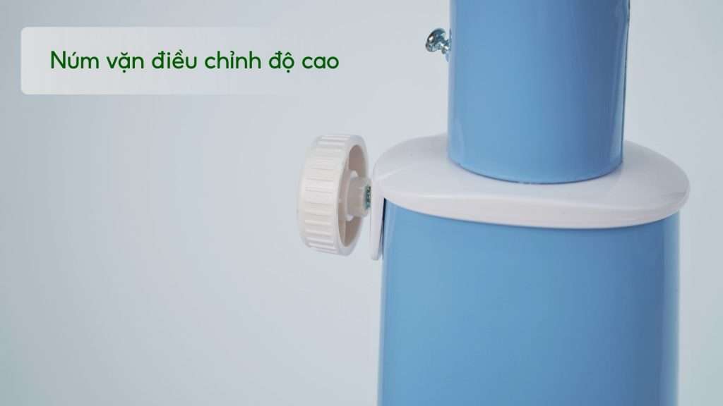 Quạt Lửng Asiavina VY358192 55W Xanh Thiên Thanh Núm vặn điều chỉnh độ cao