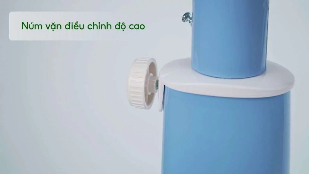 Quạt Lửng Asiavina VY358192 55W Xanh Thiên Thanh Núm vặn điều chỉnh độ cao