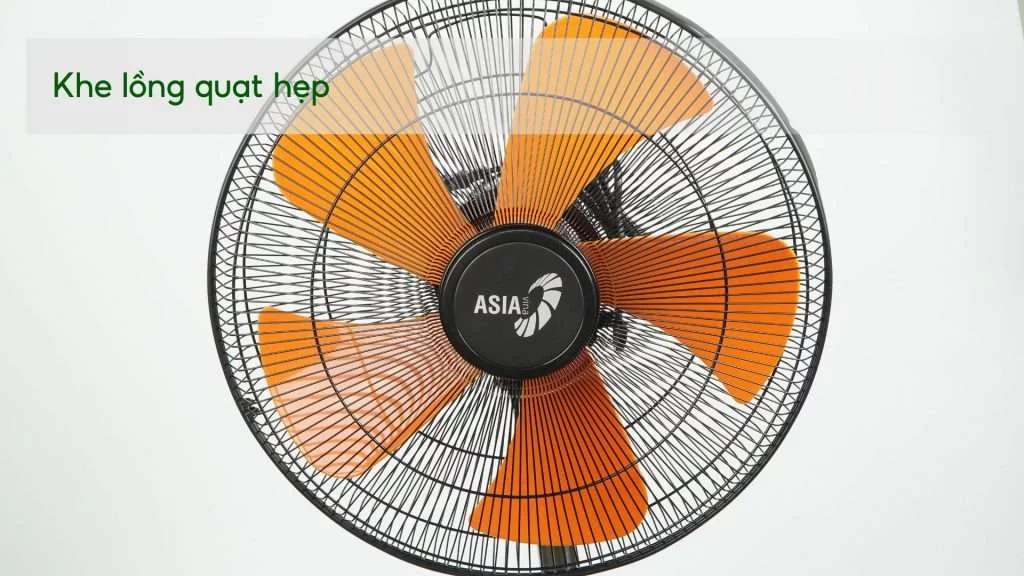 Quạt Lửng Asiavina VY558890 75W Đen Khe lồng quạt hẹp