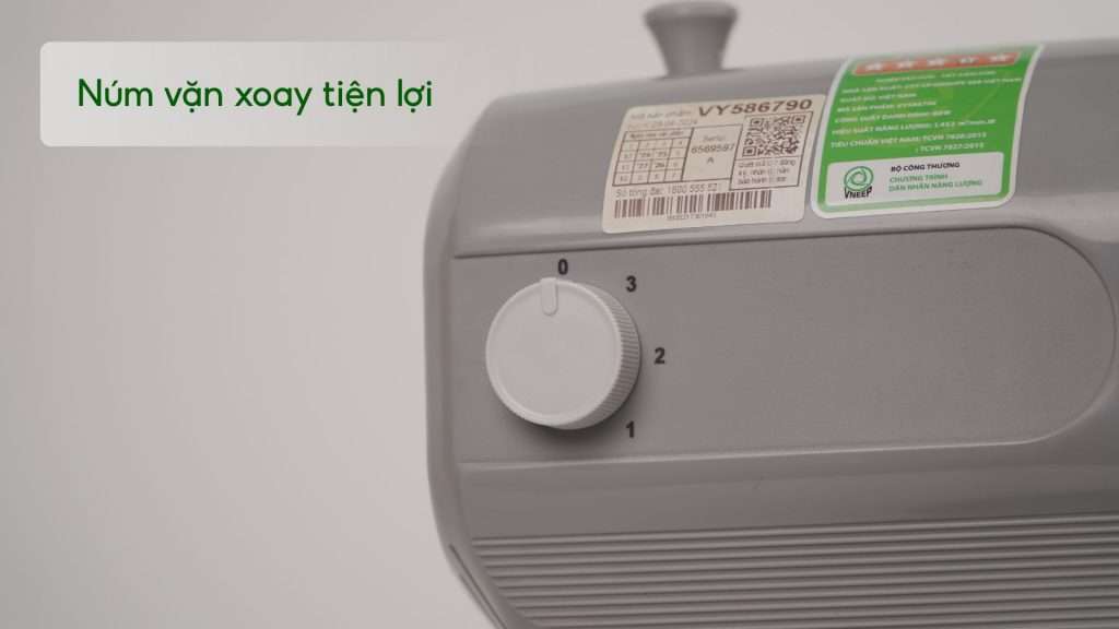 Quạt Sàn Asiavina VY586790 80W Xám Núm vặn xoay tiện lợi