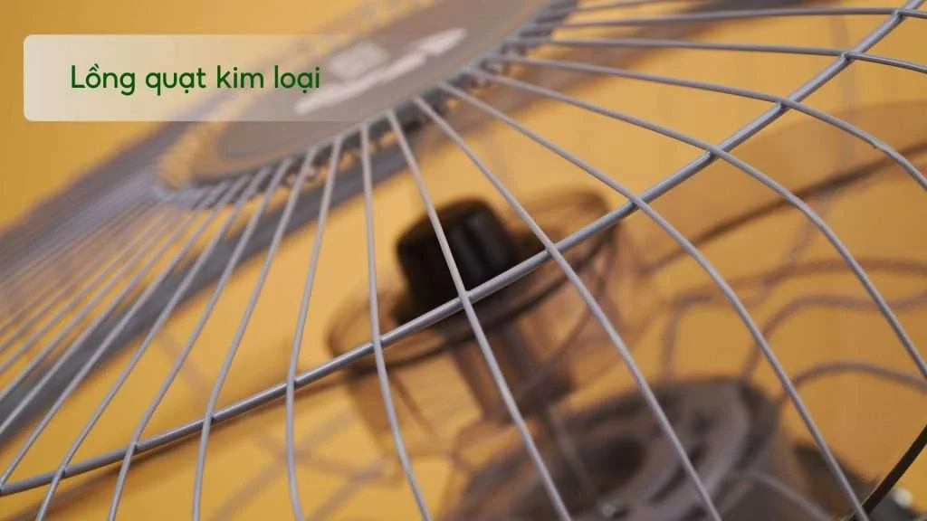 Quạt Trần Đảo Asiavina X16001-XV0 55W Xám Lồng quạt kim loại