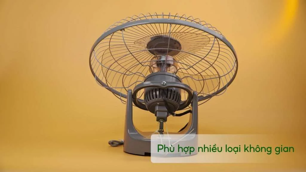 Quạt Trần Đảo Asiavina X16001-XV0 55W Xám Phù hợp nhiều loại không gian