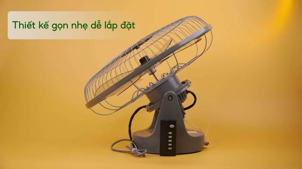 Quạt Trần Đảo Asiavina X16001-XV0 55W Xám Thiết kế gọn nhẹ dễ lắp đặt