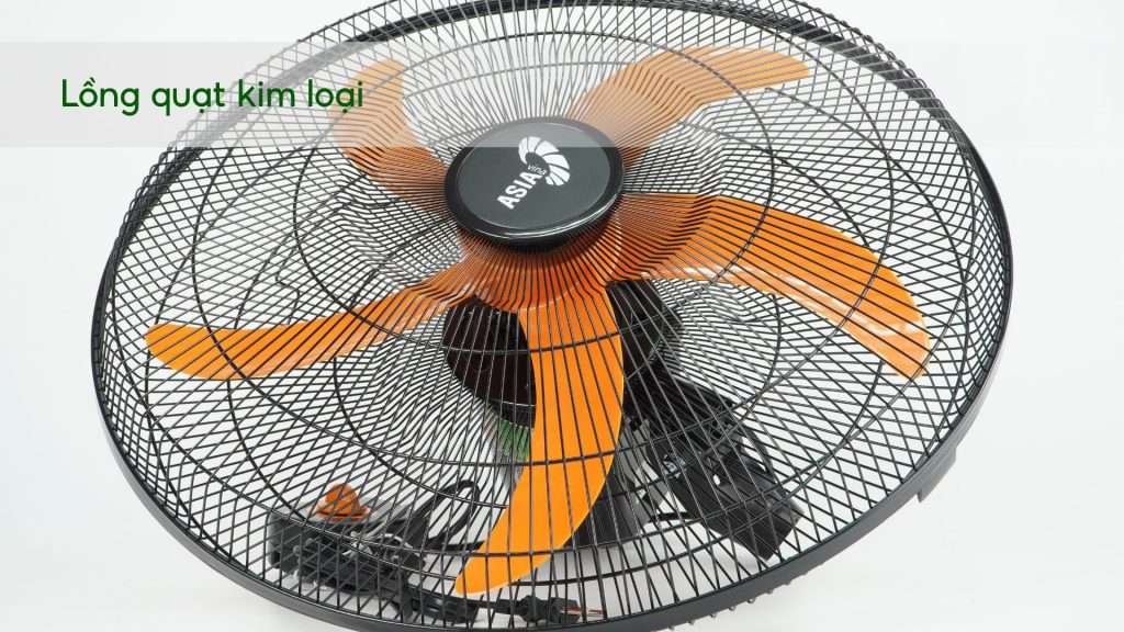 Quạt Treo Tường Asiavina L20002-DV0 80W Đen Lồng quạt kim loại