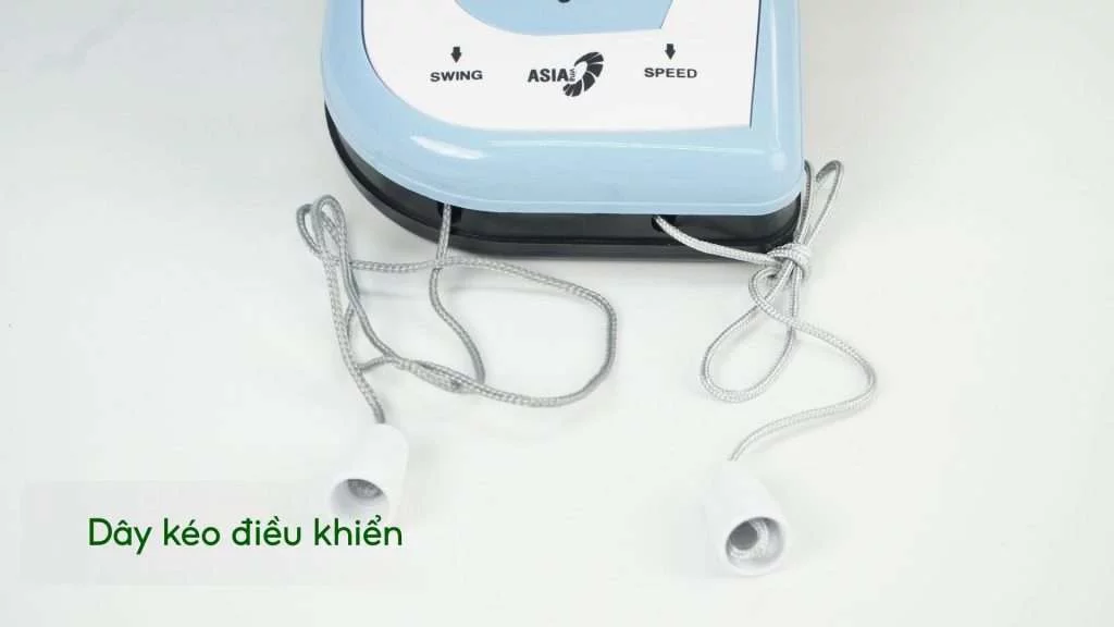 Quạt Treo Tường Asiavina VY357192 55W Xanh Thiên Dây kéo điều khiển