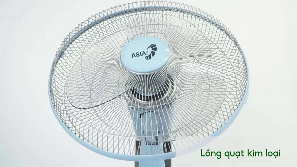 Quạt Treo Tường Asiavina VY357192 55W Xanh Thiên Lồng quạt kim loại