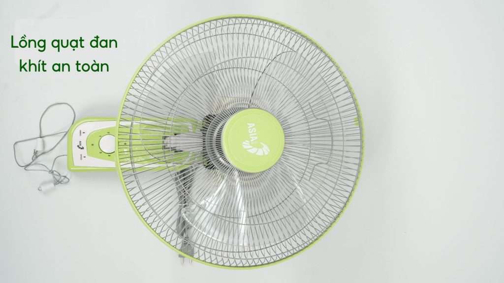 Quạt Treo Tường Asiavina VY357290 55W Xanh Chuối Non