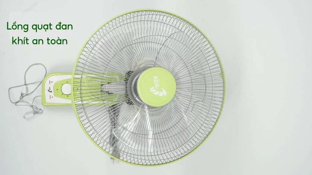 Quạt Treo Tường Asiavina VY357290 55W Xanh Chuối Non