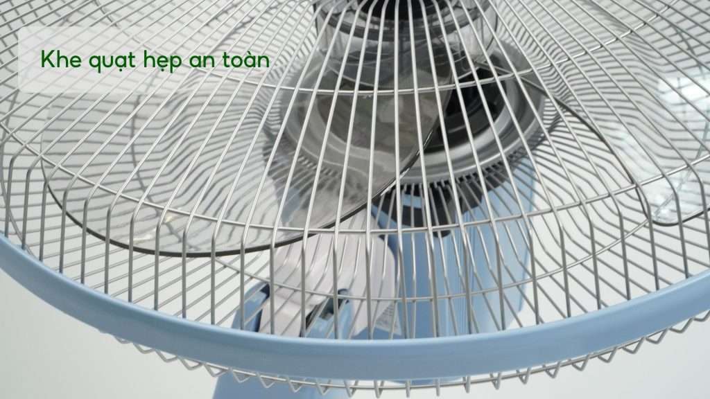 Quạt Treo Tường Asiavina VY377192 55W Xanh Thiên Khe quạt hẹp an toàn