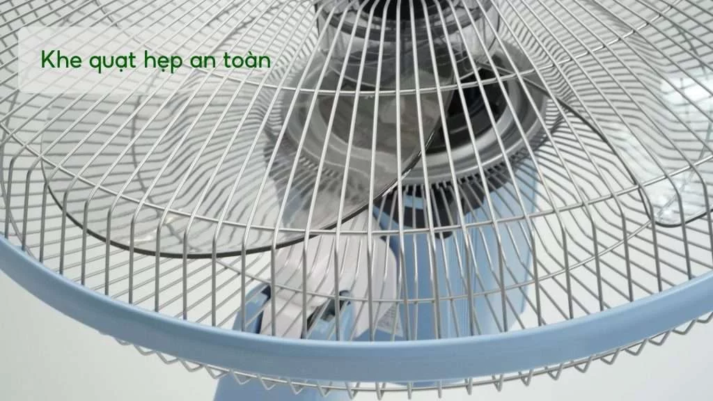 Quạt Treo Tường Asiavina VY377192 55W Xanh Thiên Khe quạt hẹp an toàn