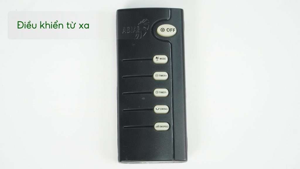 Quạt Treo Tường Asiavina VY377292 55W Xanh Chuối Điều khiển từ xa