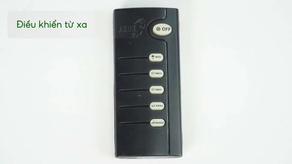 Quạt Treo Tường Asiavina VY377292 55W Xanh Chuối Điều khiển từ xa