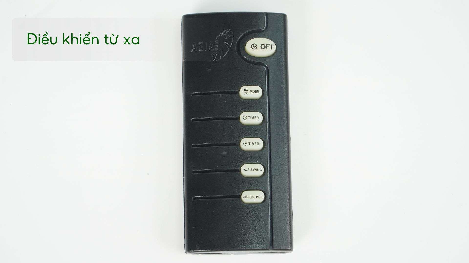 Quạt Treo Tường Asiavina VY377292 55W Xanh Chuối Điều khiển từ xa