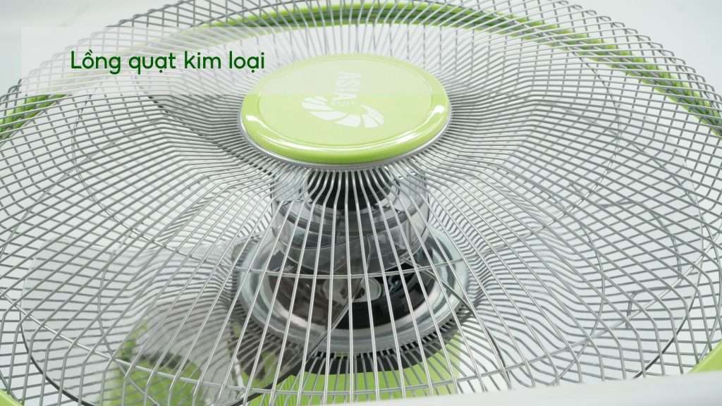 Quạt Treo Tường Asiavina VY377292 55W Xanh Chuối Lồng quạt kim loại