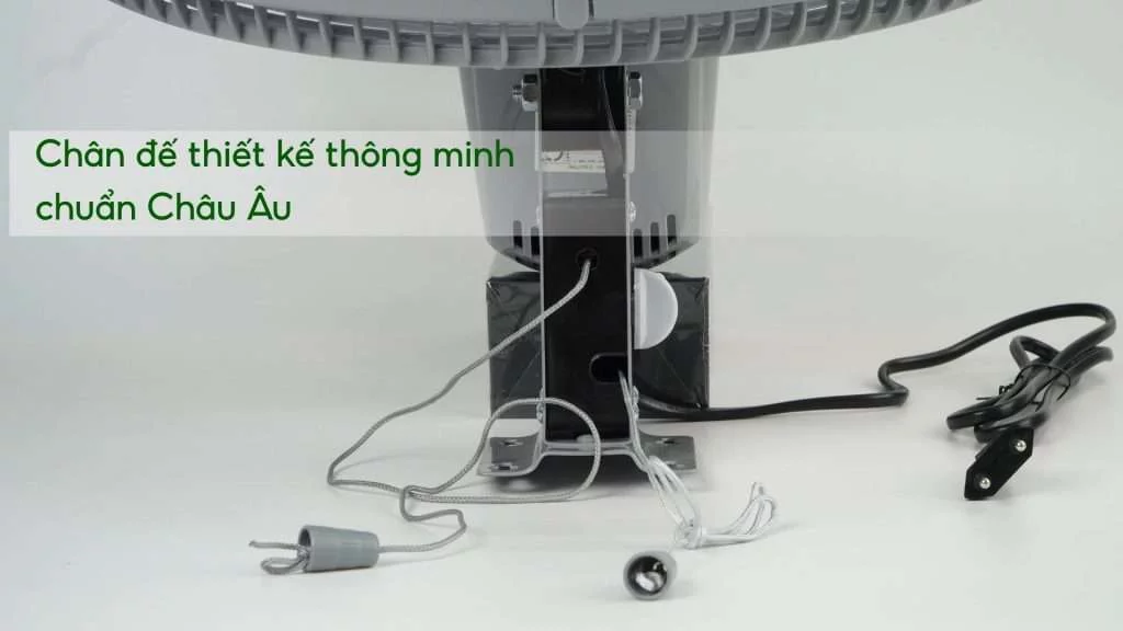 Quạt Treo Tường Asiavina VY627790 80W Xám Chân đế thiết kế thông minh chuẩn Châu Âu