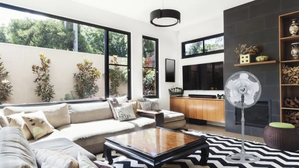 Quạt đứng bán công nghiệp Asia Vina 80W (VY589790) Chiều cao có thể điều chỉnh linh hoạt