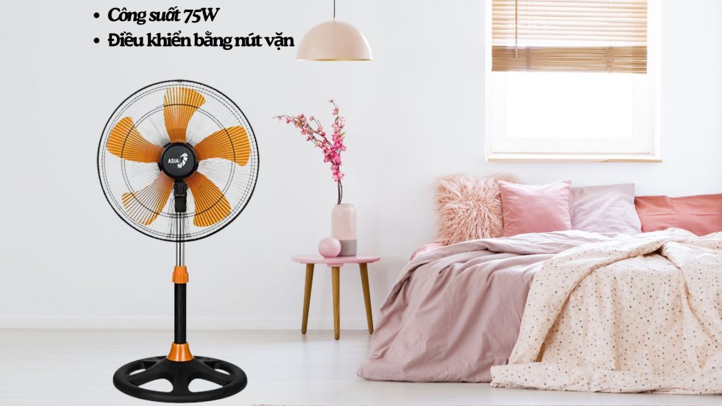 Quạt lửng bán công nghiệp Asia Vina 75W (VY558890) công suất 75W