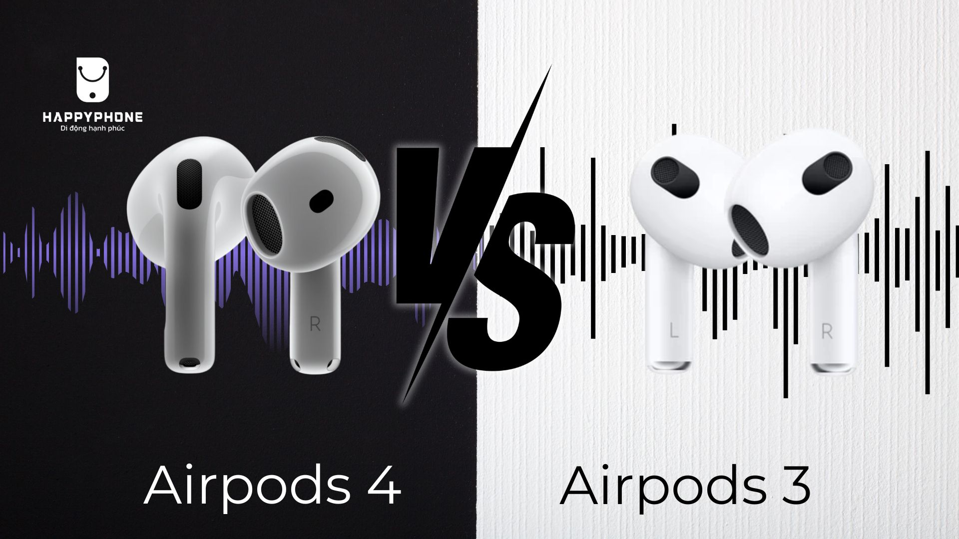 So sánh âm thanh Airpods 3 với Airpods 4