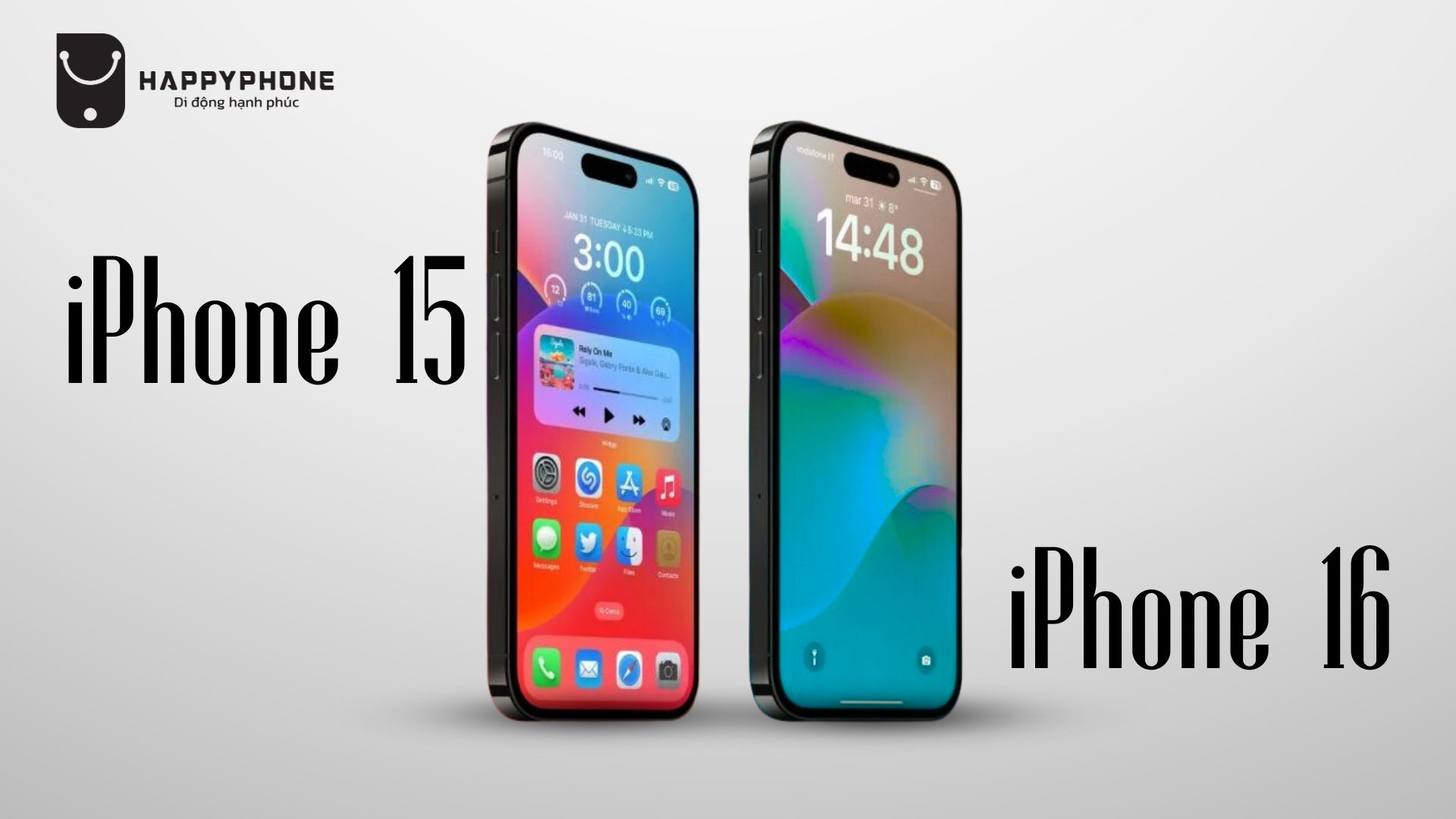 So sánh màn hình iPhone 15 với iPhone 16
