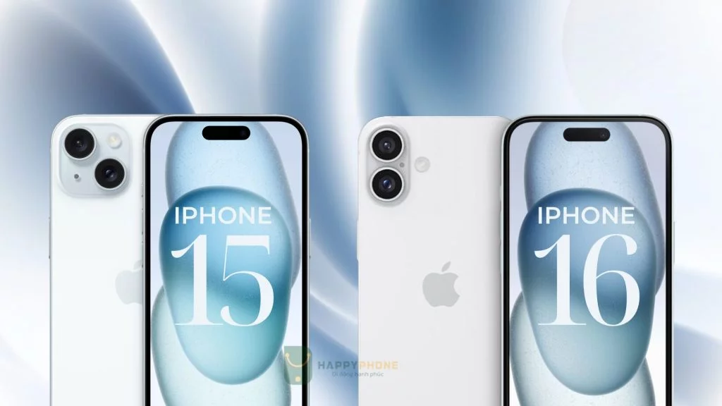 So sánh ngoại hình iPhone 15 với iPhone 16