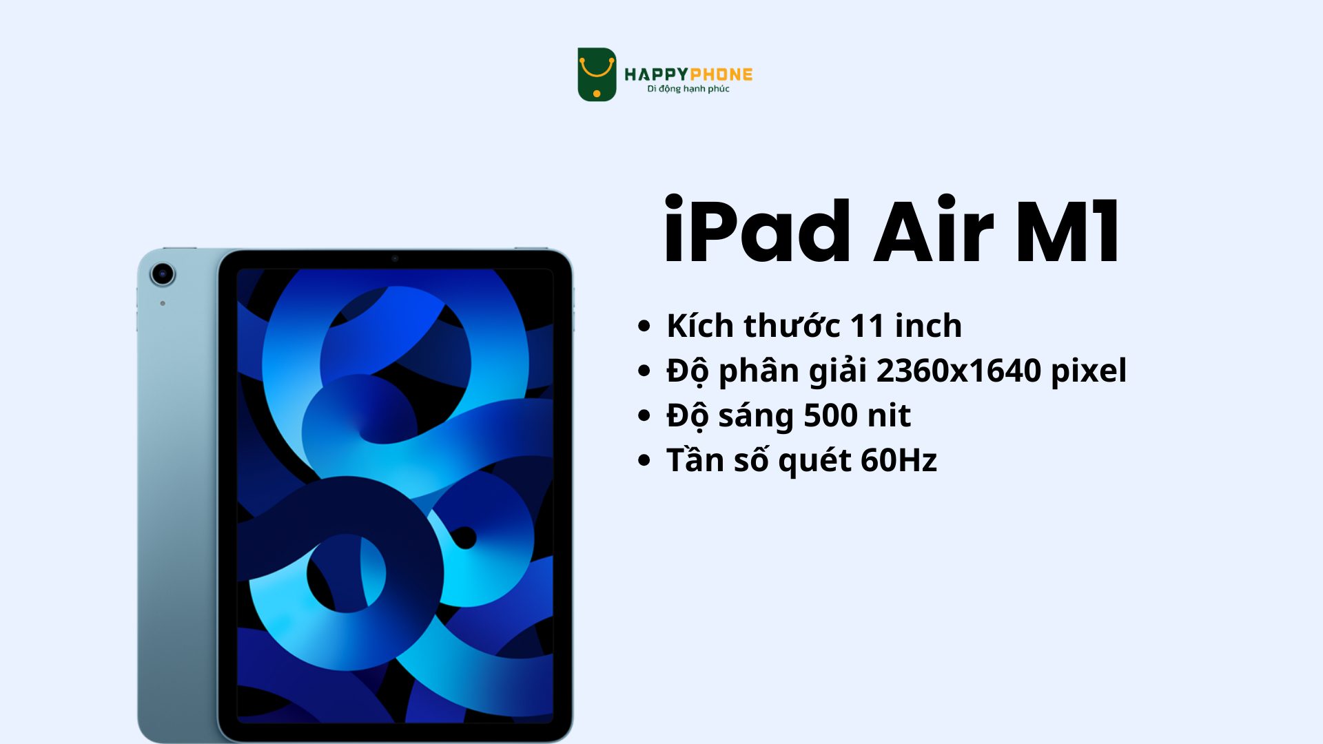 Thông số màn hình iPad Air M1