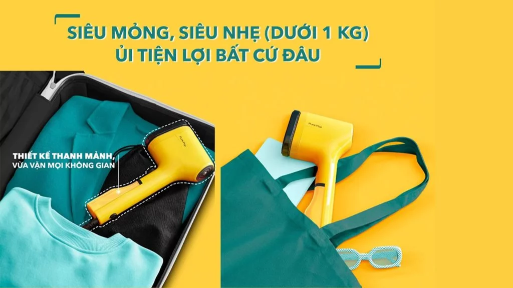 Trọng lượng gọn nhẹ, dễ dàng mang theo bất kì đâu