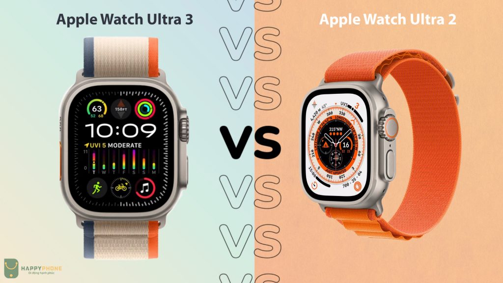 So sánh Apple Watch Ultra 3 và Ultra 2