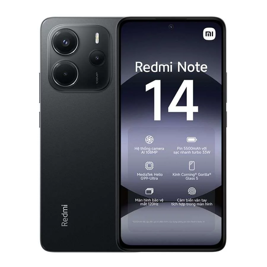 Xiaomi Redmi Note 14 (6GB-128GB) - Đen