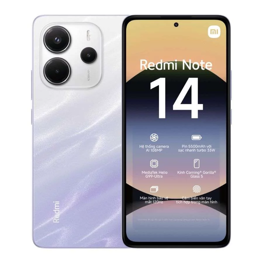 Xiaomi Redmi Note 14 (6GB-128GB) - Tím