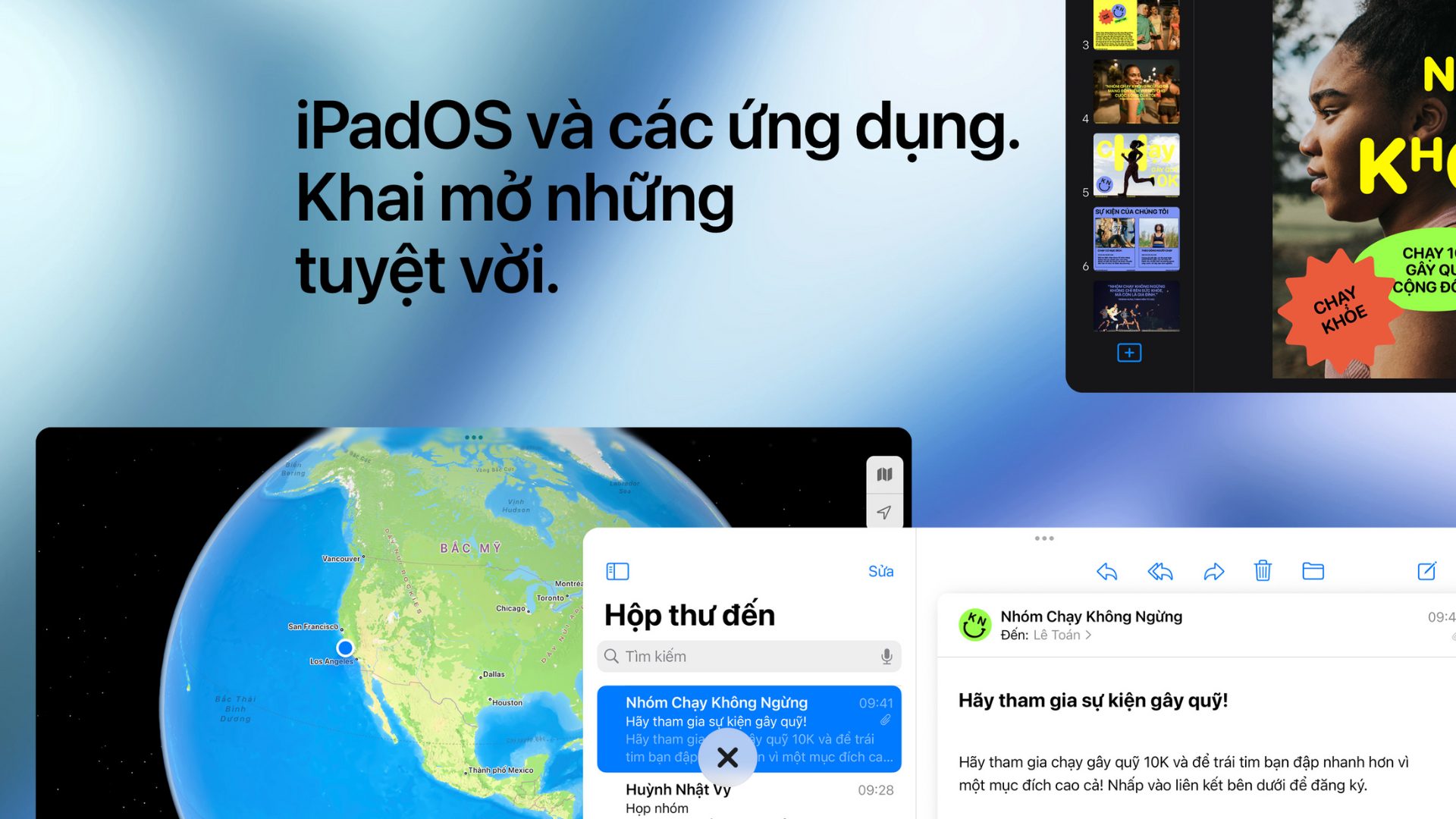 iPadOS có nhiều tính năng tuyệt vời cho người dùng