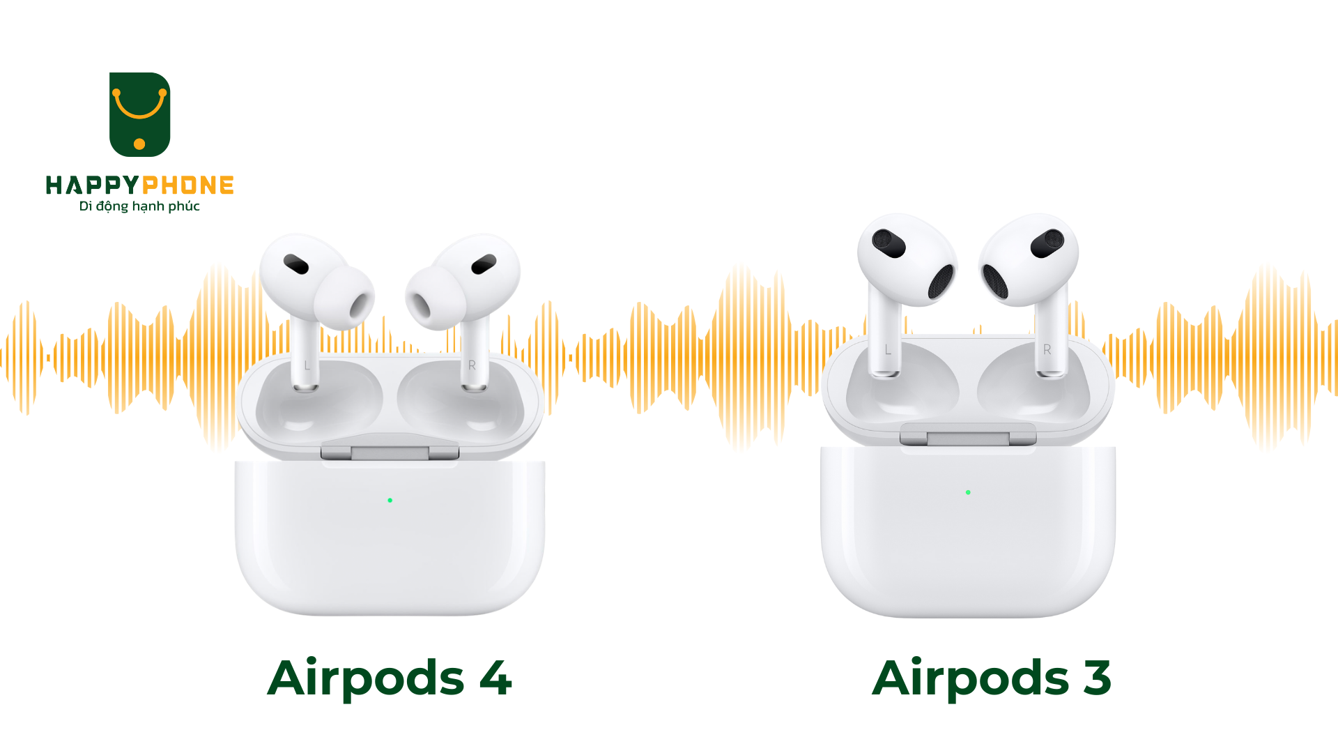 So sánh công nghệ âm thanh trên Airpods 4 với Airpods 3
