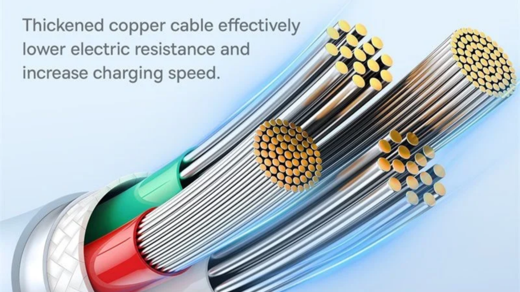 Cáp sạc Type C to Lightning Baseus Pudding có chất liệu bền bỉ