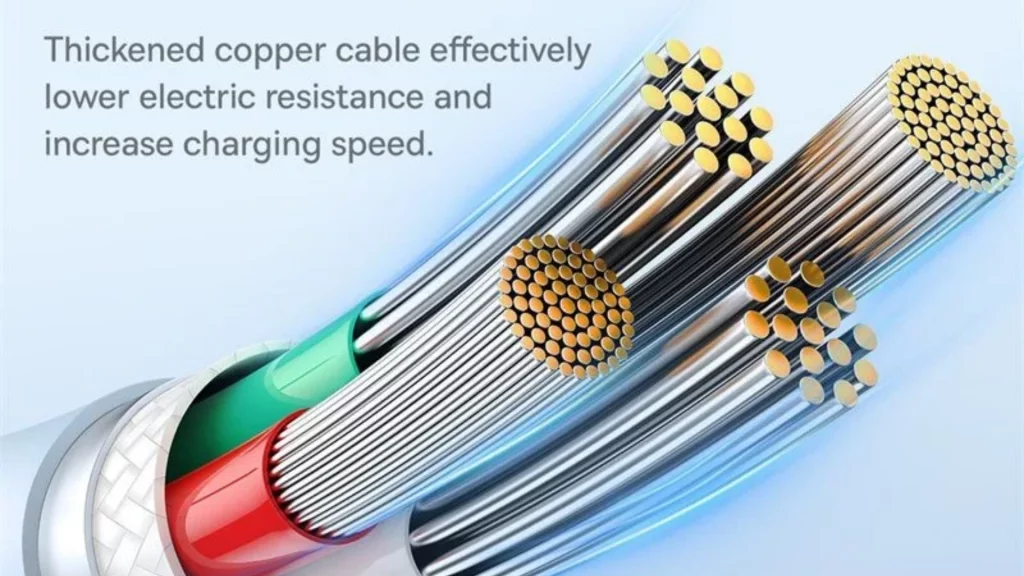 Cáp sạc Type C to Lightning Baseus Pudding có chất liệu bền bỉ