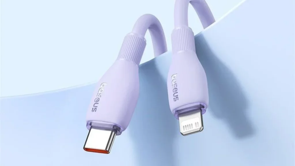 Cáp sạc Type C to Lightning Baseus Pudding có công suất lên đến 100W