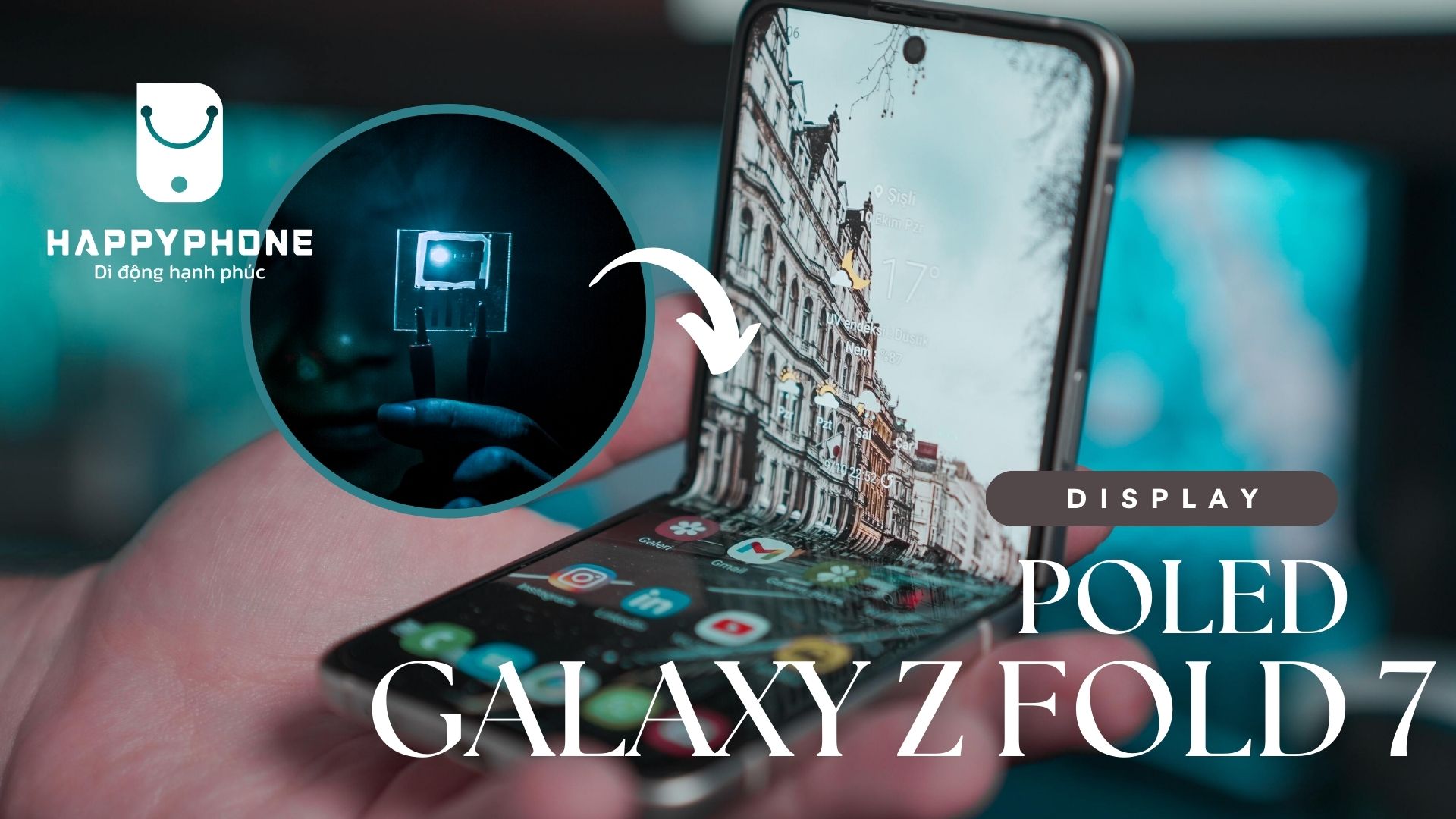 Công nghệ màn hình PHOLED tiên tiến nhất Galaxy Z Flip 7