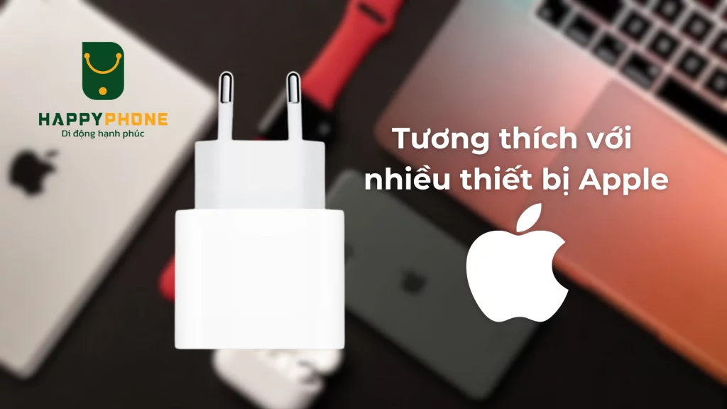 Củ sạc nhanh iPhone Type C 20W tương thích với nhiều thiết bị