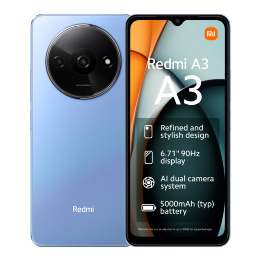 Xiaomi Redmi A3 (3GB-64GB) màu xanh