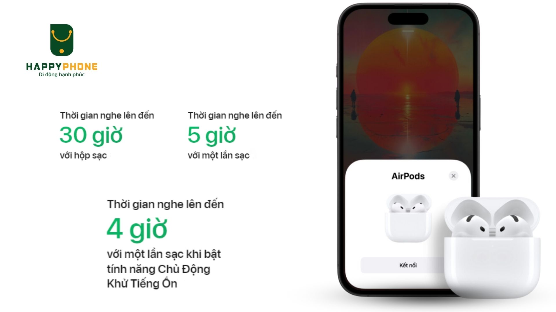 Dung lượng pin trên Airpods 4 đã được nâng cấp