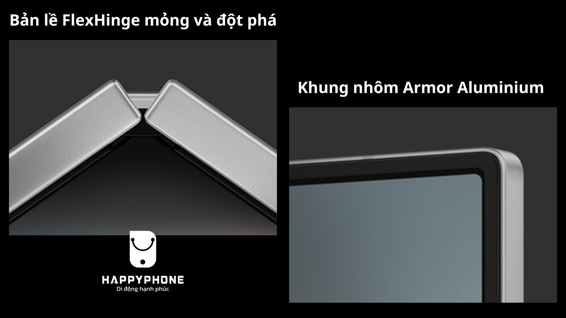 Galaxy Z Fold 6 Bản lề FlexHinge mỏng và đột phá, Khung nhôm Armor Aluminium
