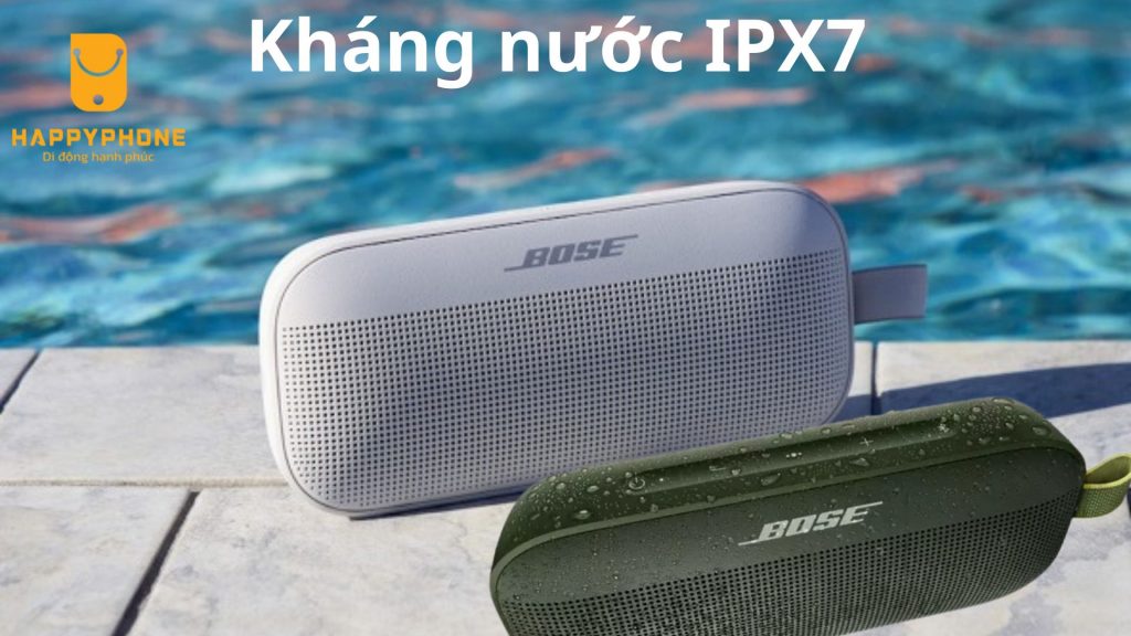 Loa Bluetooth Bose Soundlink Flex Khả năng chống nước, bụi bẩn hoàn hảo