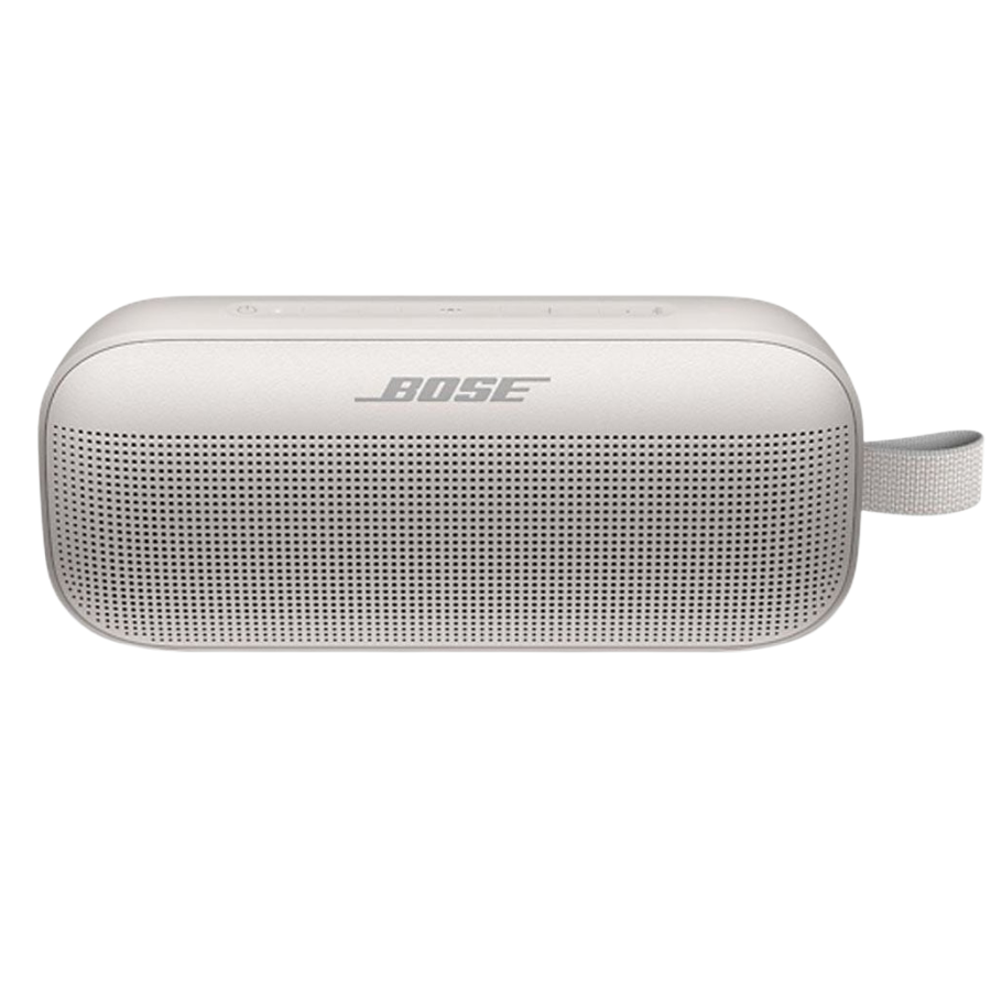 Loa Bluetooth Bose Soundlink Flex trắng khói góc chính diện