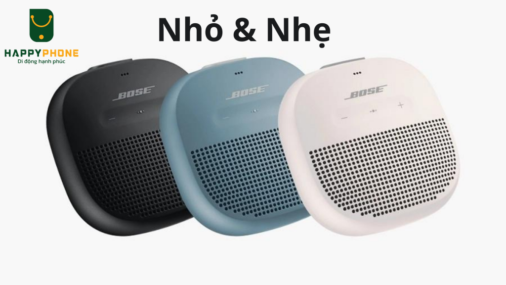 Loa Bluetooth Bose Soundlink Micro thiết kế nhỏ gọn trong lòng bàn tay