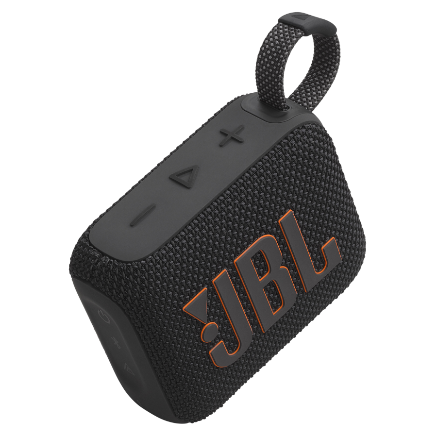 Loa Bluetooth JBL Go 4 - Đen góc nghiêng phía trên