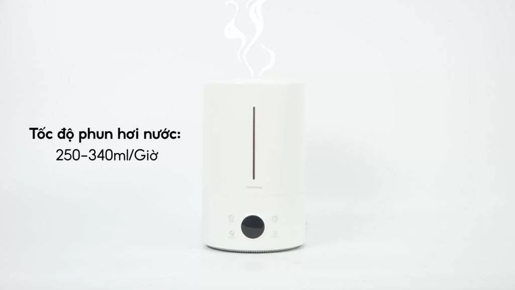 MÁY TẠO ĐỘ ẨM Deerma F628S Tốc độ phun hơi nước_ 250-340ml_Giờ