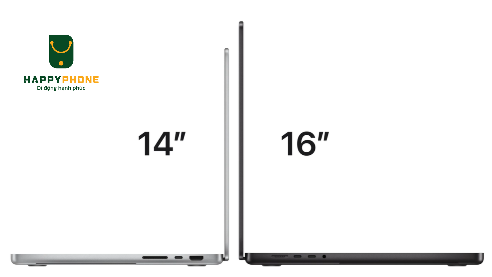 Macbook Pro M4 sẽ có hai phiên bản tùy chọn kích thước màn hình là 14 inch và 16 inch