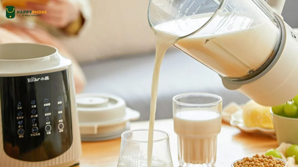 Máy làm sữa hạt Bear PBJ-C16Q8 thiết kế đảm bảo an toàn cho người dùng